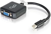 Vista 23 de C2G Legrand - Cable adaptador Mini DisplayPort a HDMI, adaptador de DisplayPort macho a macho, adaptador DisplayPort negro a HDMI, convertidor