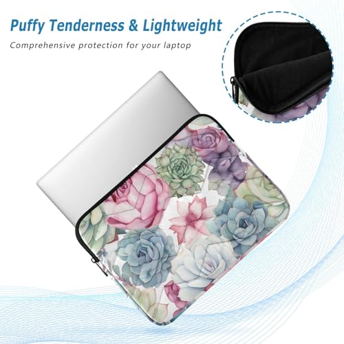 Funda para laptop 13-14 pulgadas con diseño floral multicolor miniatura 5