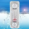 Hydraulic Oil Level Gauge with Thermometer, Max 80 C/176 F, Fluid Level Sight Oil Gauge Screw Mounted(LS-3/4.5)