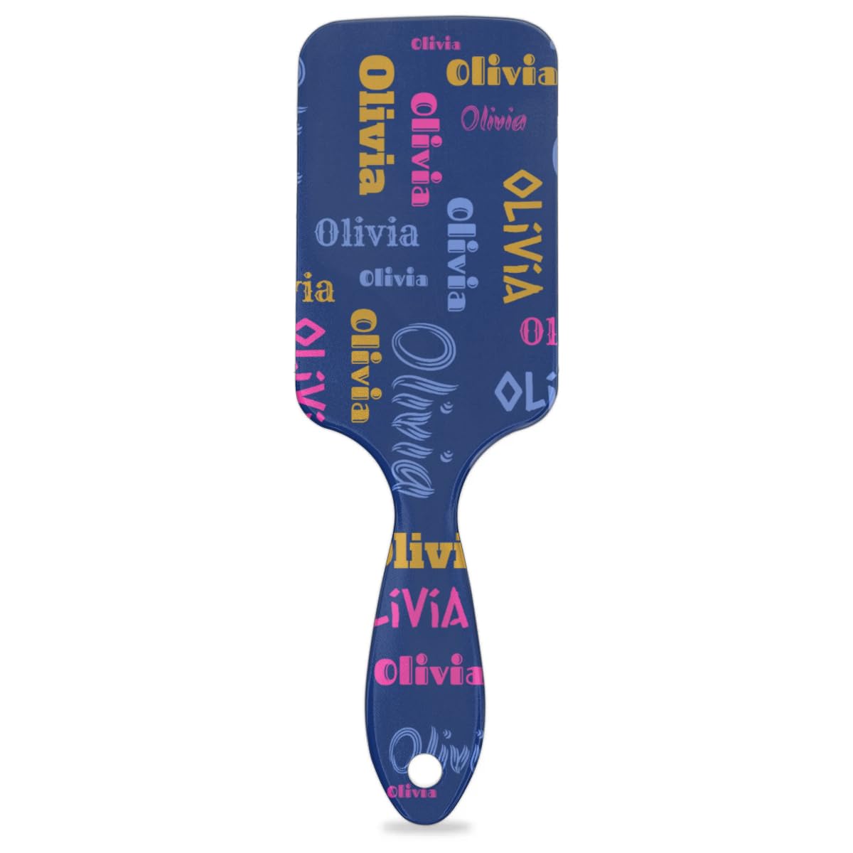 Personalized Name Hair Brush Detangler Brush Gifts for Women Man Custom Detangler-Hair-Brush Kids-Toddler-Girls for Travel All Hair Types