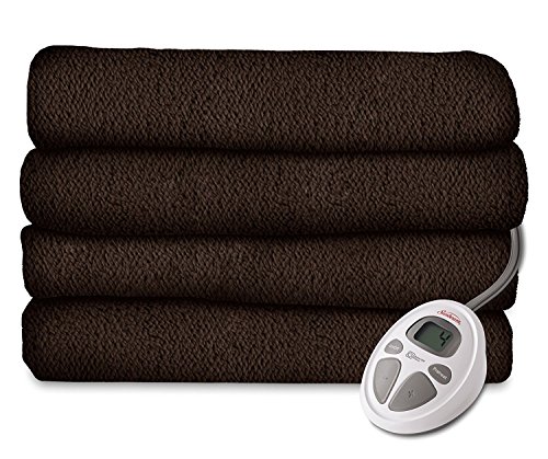 Sunbeam Loftec Heated Blanket, King, Walnut -...