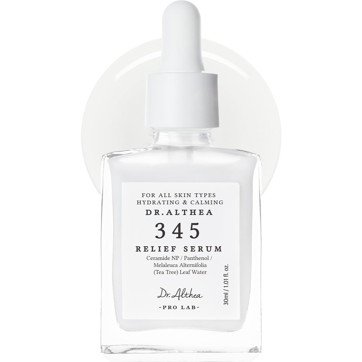 Dr.Althea 345 Sérum Calmante | Sérum facial hidratante diario para piel seca e irritada | Ayuda a calmar el enrojecimiento y el cuidado postacné | No comedogénico | Cosmética vegana coreana, 30 ml