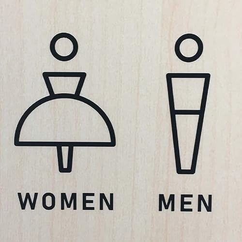 C.RAFT JbeBOV[g gC}[NZbg gC gC}[N TOILET MEN WOMEN sNgTC sNgO JbeBOV[g ؕ  G CeA cafe shop TYPE-B (}bgubN)