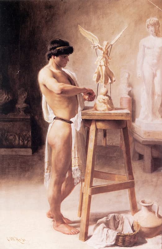Tableau Toile Ischia par Webb Affiches d'Art Peinture Décorative