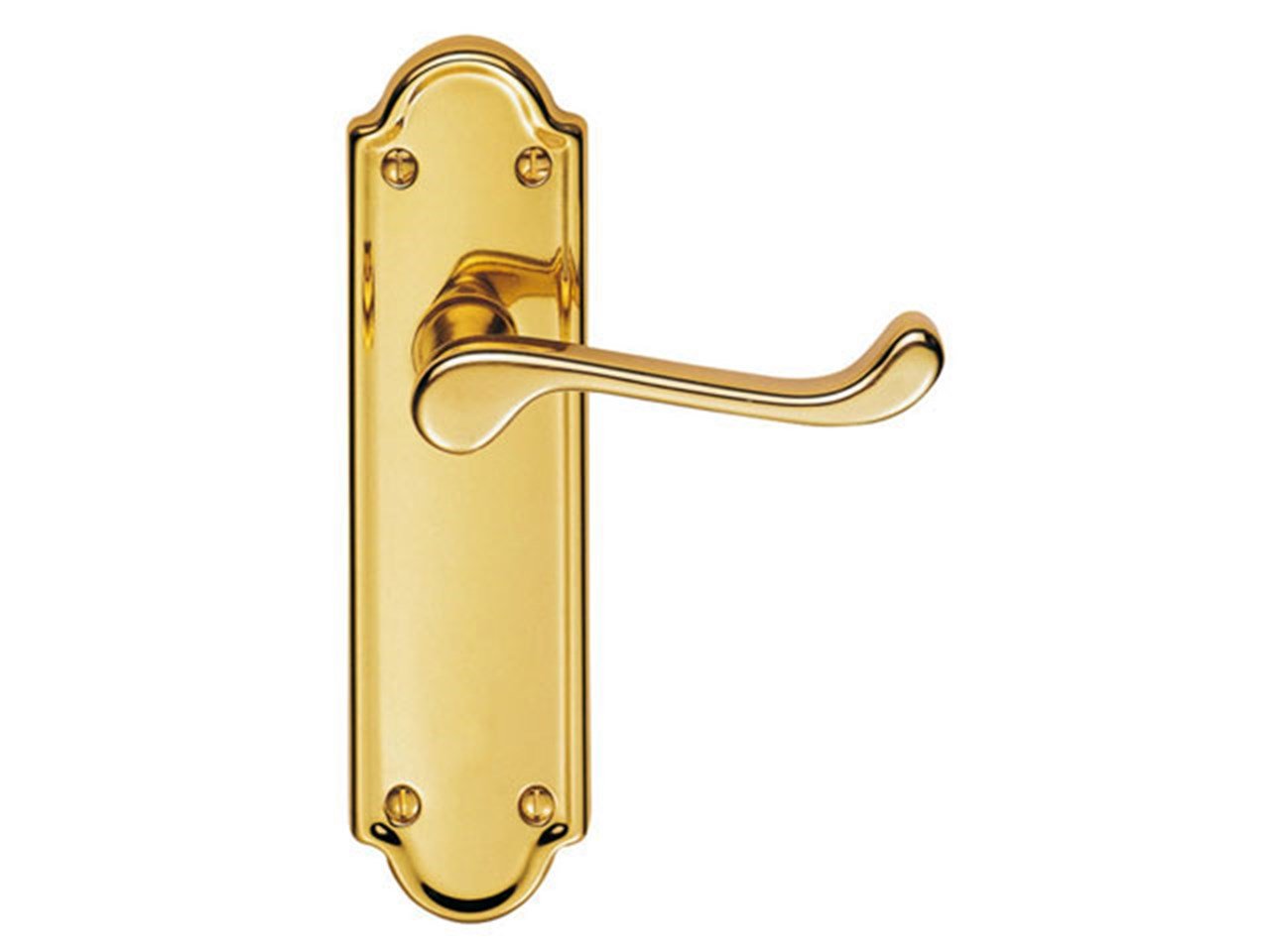 Carlisle Brass Gold Ashtead Lever On Backplate - Bathroom 57Mm C/C