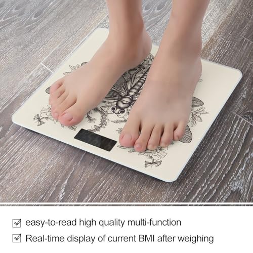 Báscula digital de baño con plataforma de vidrio templado miniatura 5