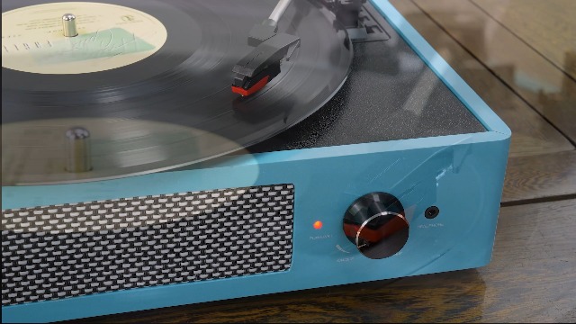Amazon.com: Vinyl Record Player with 2 Stereo Speakers Belt-Driven