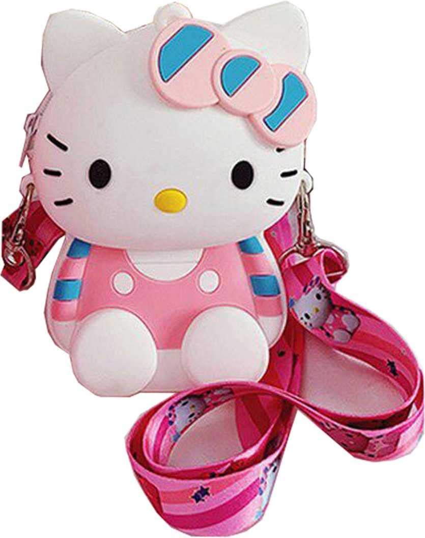 EITHEO Cute Baby Silicon Sling Bag | Cross Body Zipper | Hand Bag | Travel Purse | Trendy Girls Pouch Bag (Assorted Color) (Hello Kitty White NL-SB) (B0BD522VQ4) Amazon Price History, Amazon Price Tracker