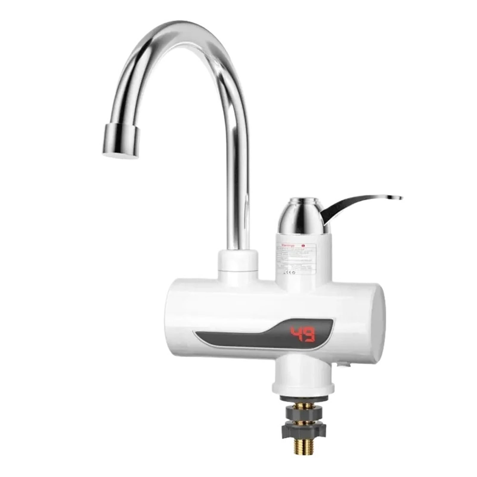 ZYCHSJXA Electric Kitchen Water Heater Tap Instant Hot Cold Heating Fast Faucet Instantaneous Tankl V9s8(Digital Under)