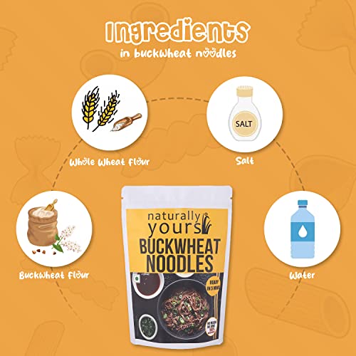 Image of naturally yours Multi millet, Quinoa, Buckwheat Noodles, Vegetarian, 180 gram