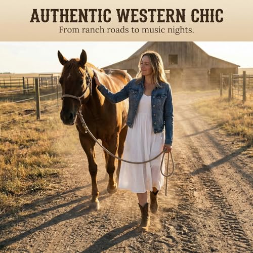 Image of Cowboy Boots for Women Short Shaft Side Zip Embroidered