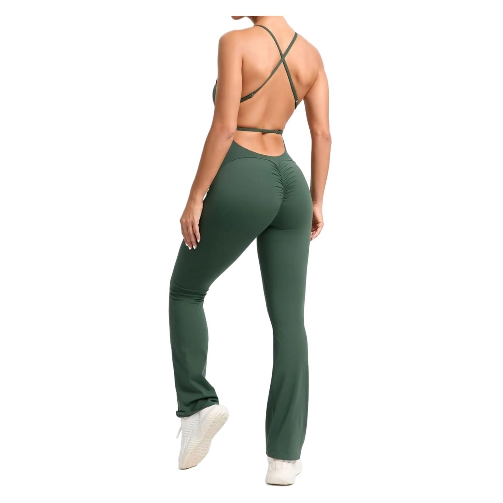 Mono Deportivo Mujer Body Sexy For Gimnasio, Ropa Deportiva For Mujer, Traje De Yoga Con Espalda En V, Jersey, For Acampar