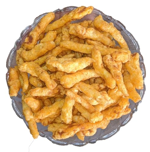 Image of Santushti Namkeen Corn Sticks-200gm | Authentic Spicy Snack | Made in Groundnut Oil | Crispy Crunchy Indian Sev for Tea Time, Parties, Travel, Office and Everyday Snacking
