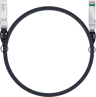 DAC Cable SFP+ 10G Copper CU2M，Twinax AWG Direct Attach Copper Passive Storage Cable for Cisco SFP-H10GB-CU2M, Ubiquiti, Netgear, Mikrotik, and All Other Generic Devices (2Meter)
