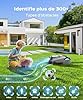 YARDCARE N1600PRO – Robot Tondeuse sans Fil périphérique avec Navigation RTK & Vision IA, pour Jardins Jusqu’à 1600 m² (Tonte systématique en U, Gestion Multi-Zones, réglage de la Hauteur Via app)