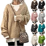 【Remarque】 : Lavage en machine à froid (cycle délicat) et séchage à plat pour préserver la texture torsadée. Consultez le guide des tailles avant d'acheter. Ce pull épais est lavable en machine ; lavez-le en cycle délicat et faites-le sécher à plat pour conserver sa forme et la qualité de son tricot.