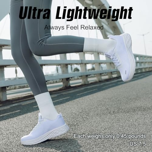 Image of Wide Toe Box Shoes Women Sneakers Extra Wide Width Arch Support Non-Slip Tennis Athletic Ultralight Running Shoes for Women Walking Diabetic Plantar Fasciitis Footwear 6-12