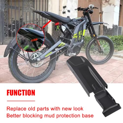 Image of Rear Fender Inner Plate for Sur Ron Rear Mudguard Fender Base Protective Mud Guards Protector for Surron Sur-Ron Seyway X /S Light Bee Electric Dirt Bike Plastic Black