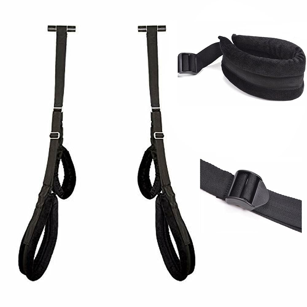 Edonsor Indoor Swing Set, Adjustable Swing Kit, Black