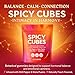 Lignosus Spicy Cubes, Intimacy Gummies with Chili Pepper, Muira Puama, Maca Root, Epimedium, Helps Promote Hormone Balance, Calmness and Intimacy Wellness, Peach Flavor, 30 Gummies (1)