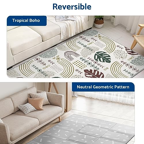 Babebay Baby Play Mat, Soft Baby Mat For Floor, Foldable Playmat For Babies Toddlers And Infants thumb #1