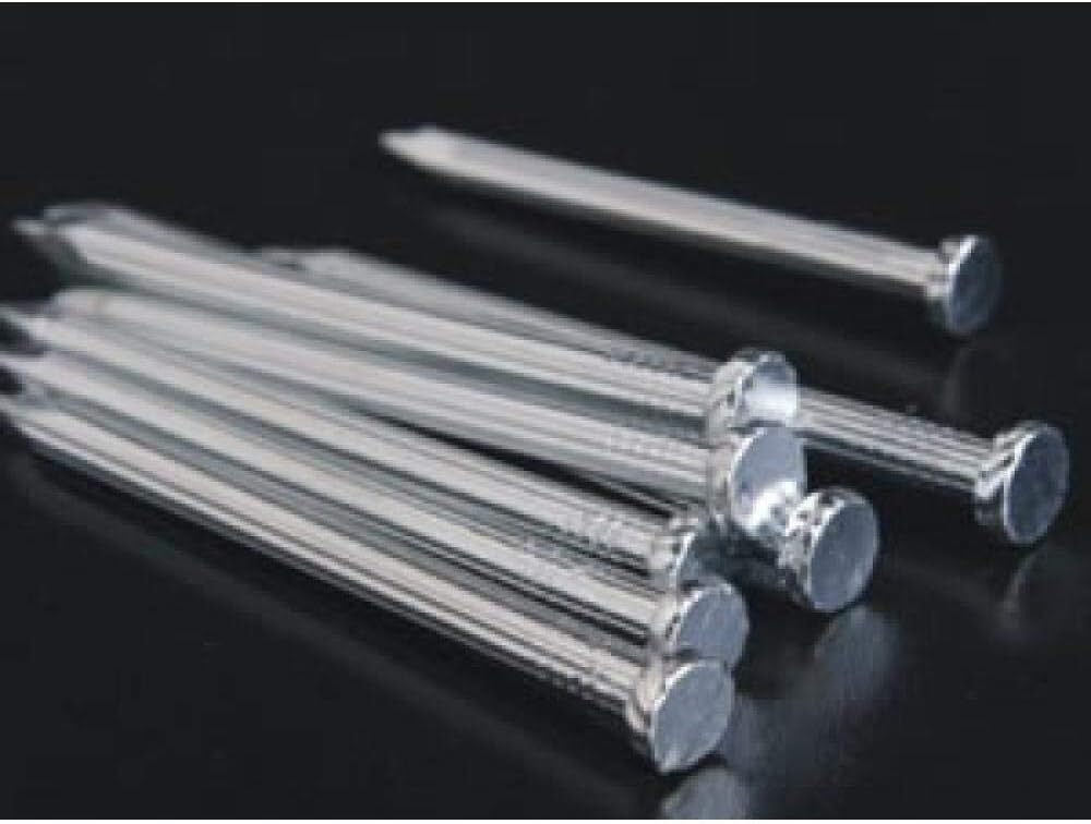 Clavos de Cemento,Clavos de Pared Tachuelas Clavos Clavo for cemento, galvanizado, de grano recto, clavo for cemento duro, clavo for pared de cemento, clavo de acero for cemento(2.5 Inches (About 80))