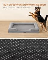 Feandrea Orthopädisches Hundebett, Hundekissen, 122 x 85 x 17 cm – Ansicht 8
