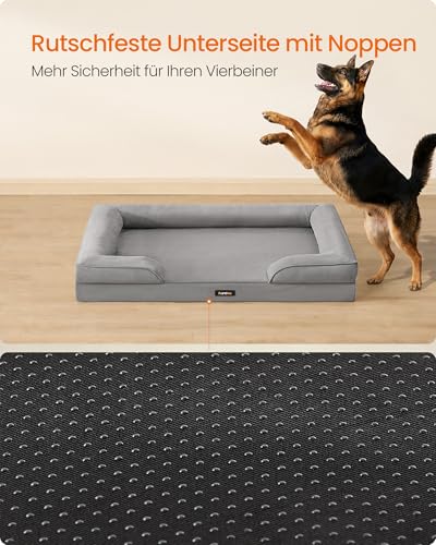 Feandrea Orthopädisches Hundebett, Hundekissen, 122 x 85 x 17 cm – Ansicht 8