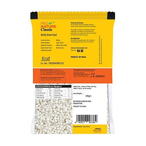 Image of Pro Nature Organic Sabudana 500 grams