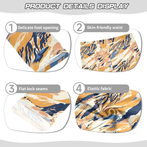 KLL Tigers Animal Animal Print Toddler Girls' Active Leggings Stretch High Waisted Workout Pants Exercise3