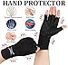 2 Pairs Copper Arthritis Gloves for Women, Compression Gloves for Men for Pain, Fingerless Hand Gloves for Carpal Tunnel, Crochet, Relieve Pain, Swelling, Support Wrist and Joint, Typing (Medium)