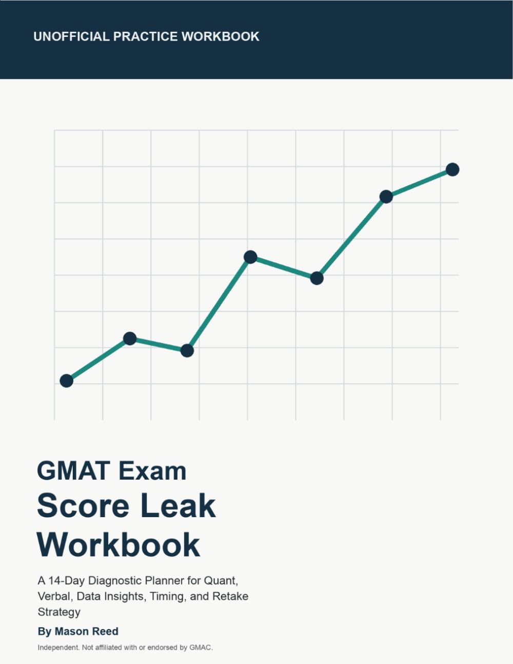 GMAT Exam Score Leak Workbook: A 14-Day Diagnostic Planner for Quant, Verbal, Data Insights, Timing, and Retake Strategy