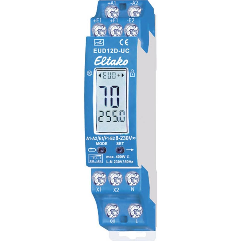 Eltako EUD12D-UC Variateur de lumière universel multifonctions
