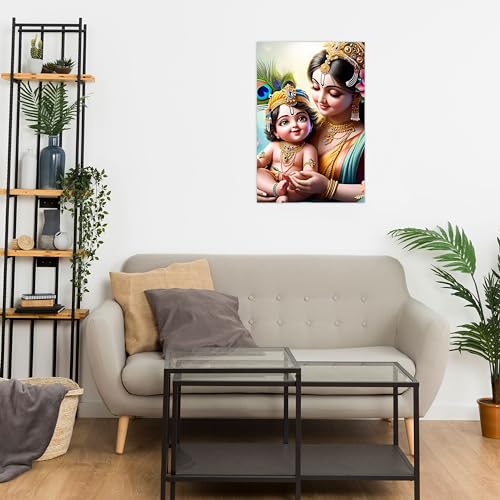 Image of Twinster Paper Bal Krishna Posters Photo For Pregnant Women, Baby Poster Self Adhesive (Size 45 Cm By 30 Cm) Pack Of 1 (Design 9)