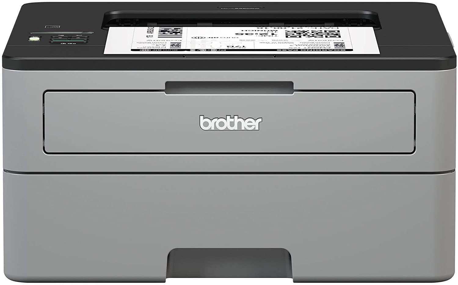 Brother HL-L2350DW Series Compact Wireless Monochrome Laser Printer - Mobile Printing - Auto 2-Sided Printing - Up to 32 Pages/min - Up to 250 Sheet Capacity - Grey & Black - WULIC Printer Cable