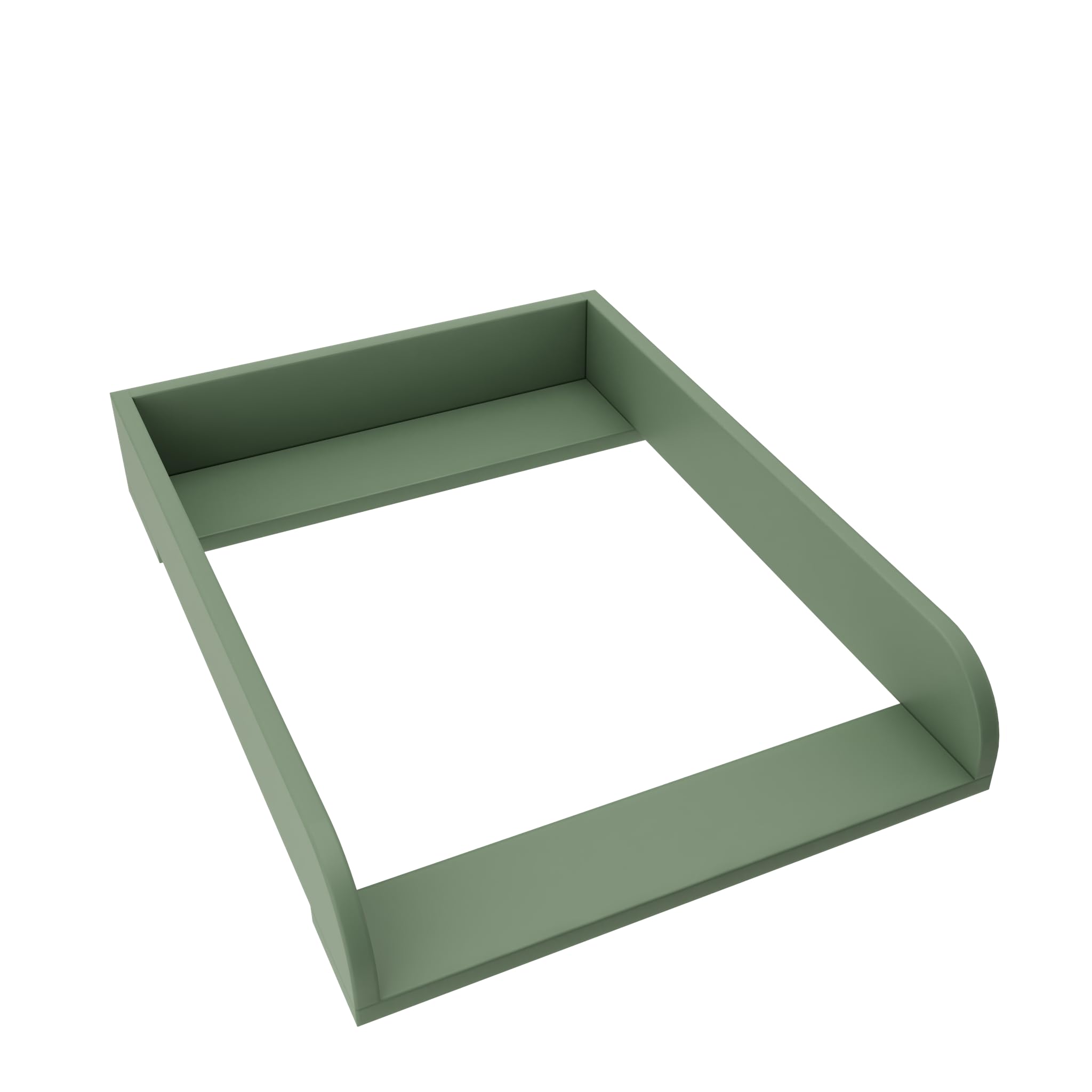 Nakładka do Przewijania do Kullen IKEA, na Komodę 40cm, Zielony | Zdejmowana nakładka, zaokrąglone panele, 72 x 54 cm, łatwy montaż, łatwa w czyszczeniu
