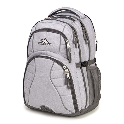 Image of High Sierra Swerve Laptop Backpack, Jersey Knit /Slate, 19 x 13 x 7.75-Inch