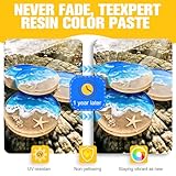 Teexpert Epoxy Resin Pigment Paste, 100ml Highly Concentrated & Easy to Mix Black and White Opaque Liquid Epoxy Dye Set for Resin Coloring, Resin Art Painting and DIY Projects - Image 2