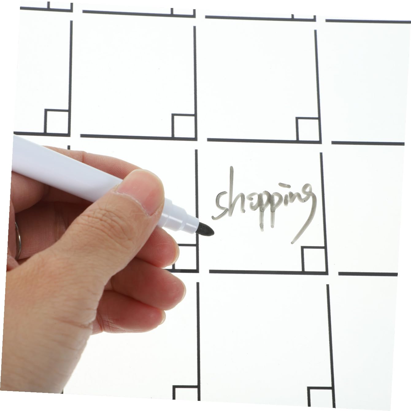 Hemobllo Calendario Acrilico Da Parete Cancellabile Planner Memo Acrilico Per Casa Lavagna Per Messaggi Agenda Mensile Da Parete Planner Settimanale Minimalista