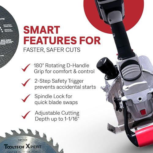 ToolTech 20V Cordless Undercut Saw Kit