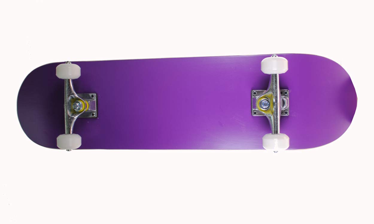 Sports Complete Full Size Standard Maple Deck Skateboard Purple