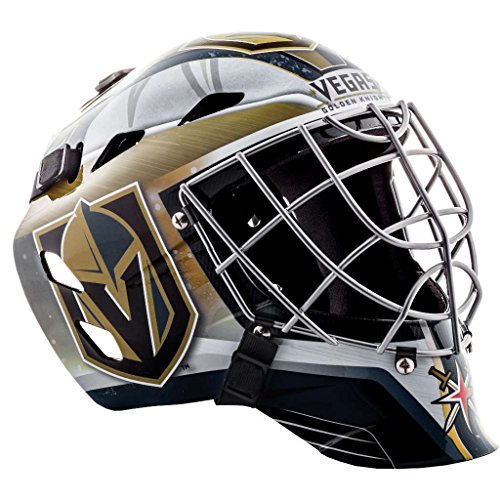 image for Franklin Sports Vegas Golden Knights NHL Hockey Goalie Face Mask - Goa