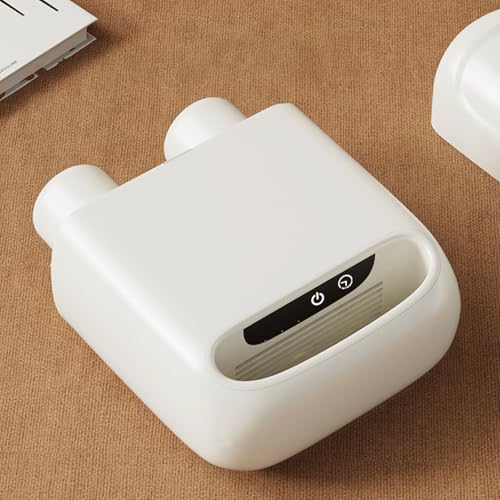 Secador eléctrico de calzado y botas con aire caliente blanco miniatura 3