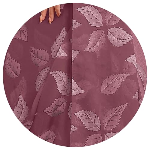 Image of MIRCHI FASHION Saree for Woman Chiffon Floral Printed | Lightweight Comfortable Daily Wear Women's Sari with Unstitched Blouse Piece (Available in 15 Colors)