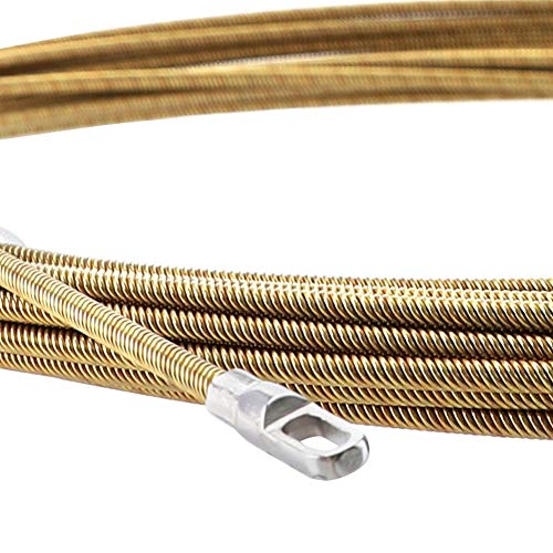 Enhebrador de cables eléctricos de acero con resorte para conductos de pared 7