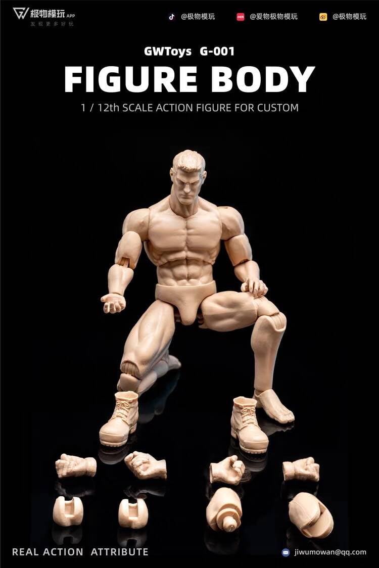 Amazon.co.jp: 【Tbmodel 】GWTOYS 1/12 アクションフィギュア 男性