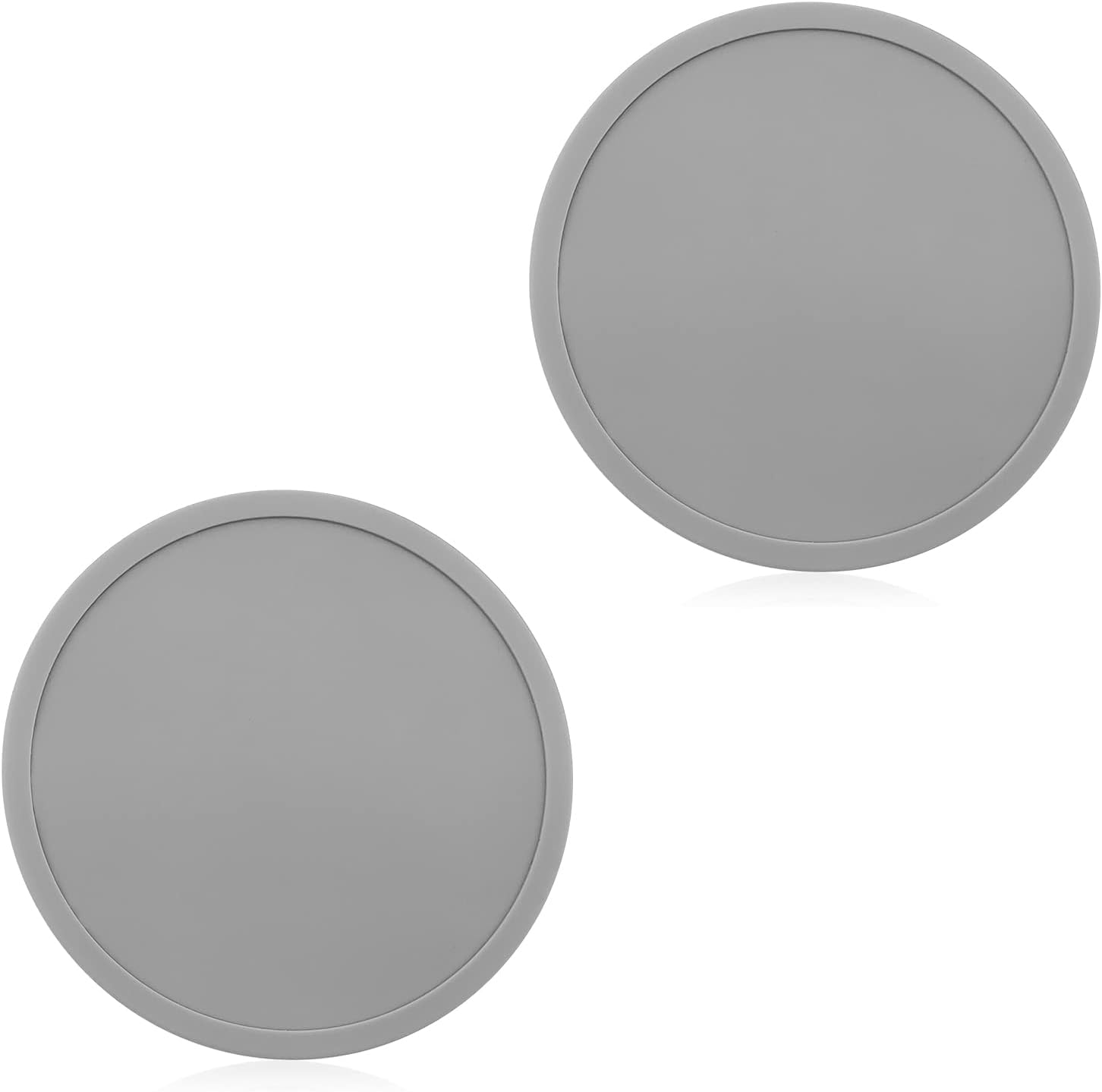 ALLYMAGIC Coasters Cup Pad Mat Round Silicone Rubber Mug Coaster Non Slip for Coffee Beer Mug