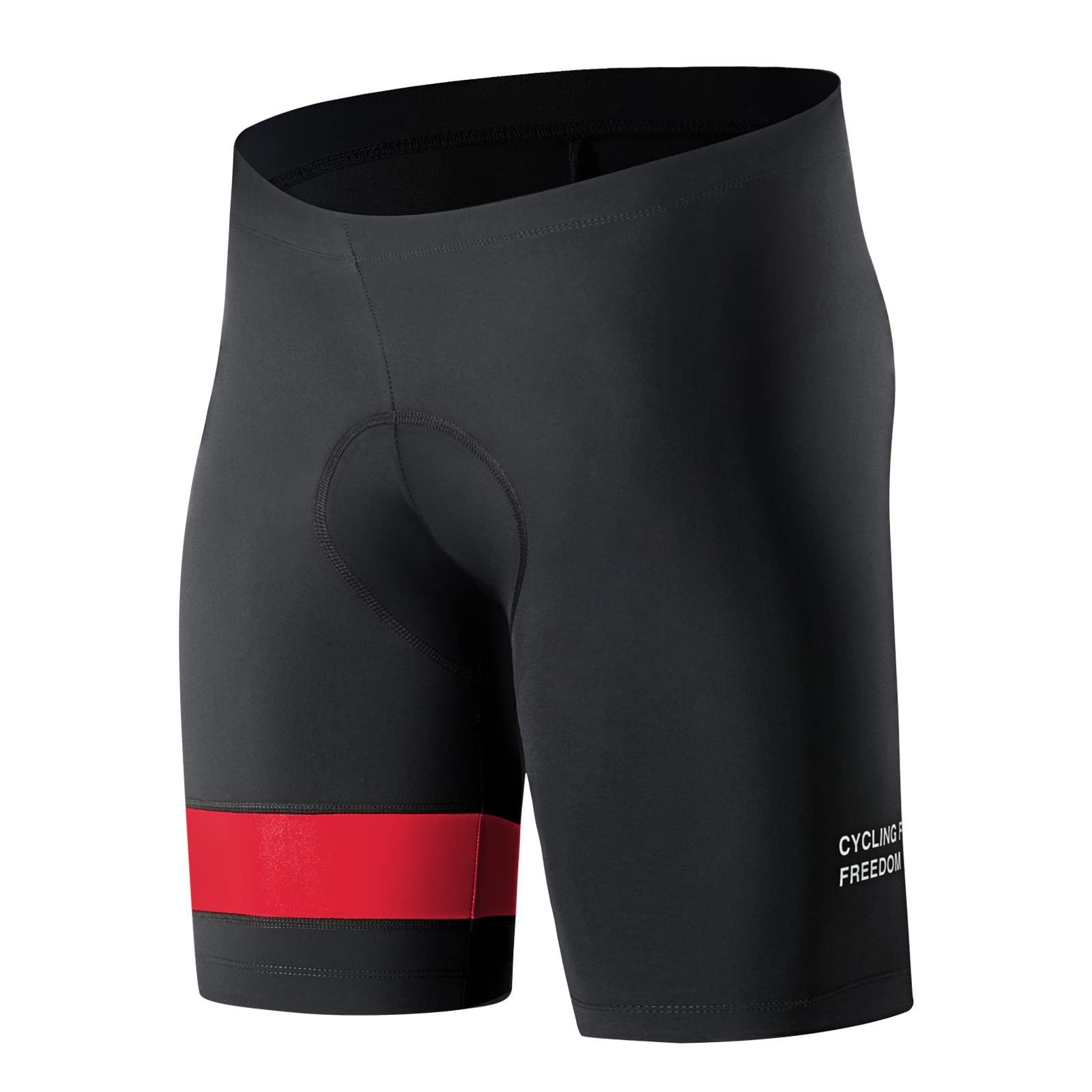 SanticMen's Cycling Shorts 4D Padded Breathable Quick Dry Reflective Fabric Biking Tights