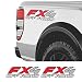 JIERS pour Ford Ranger Raptor F150, pour Mitsubishi L200, pour Isuzu DMA, pour Nissan NAVARA, pour Toyota Hilux Pick-up, FX4 Off Road Car Sticker