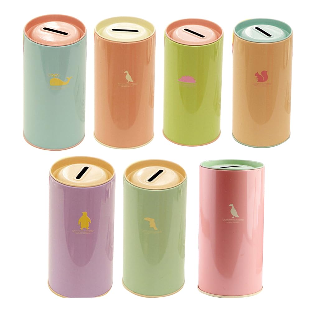 Artibetter Box Money tin can Piggy Bank for Kids Boys Girl Coffee Storage tin Cute Coin Bank for Kid Novelty Coin Bank Metal Piggy Banks for Adults Saving Pot Lovers Tea Tinplate